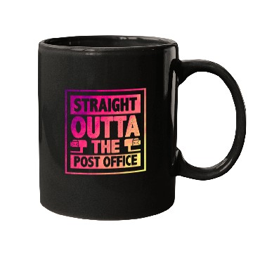 Discover Straight Outta The Post Office Postal Worker Mailman Novelty 3 Mugs