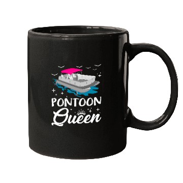 Discover pontoon queen pontooning boat lover Mugs