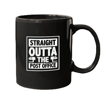 Discover Straight Outta The Post Office Postal Worker Mailman Novelty 12 Mugs