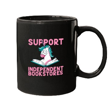 Discover Support Independent Bookstores Book Lover Reading Nerd Mugs