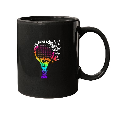 Discover Padel Racket Butterflies Mugs