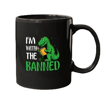 Discover Im with The Banned Read Banned Books Lover BookWorm 11 Mugs