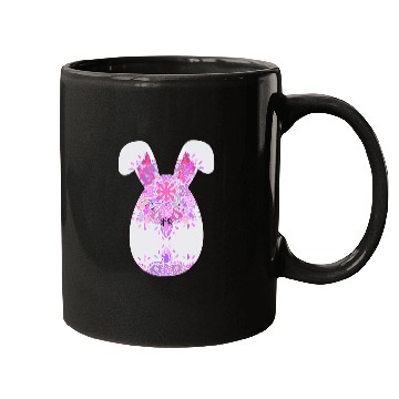 Discover Easter mandala cute bunny ears egg Yoga rabbit Mugs