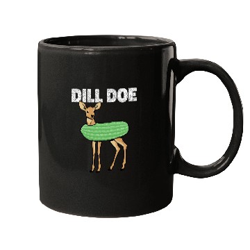 Discover Dill Doe Deer Redneck Pickle Animal Hunter Lover Pickles Mugs
