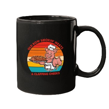 Discover Old Row Smokin Meats Clapping Cheeks Apparel Mugs