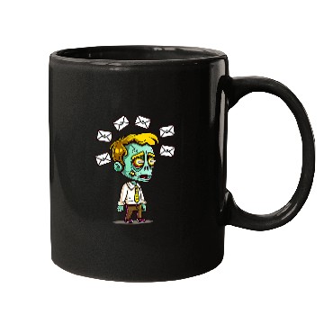 Discover Zombie With Emails Design Supervisor Mugs