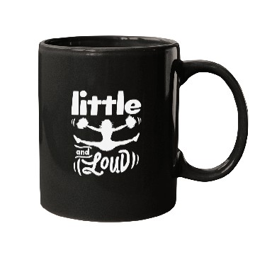 Discover Cheerleading Little And Loud Cheerleader Team Squad Mugs