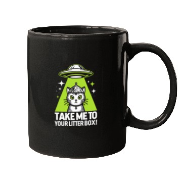 Discover Alien Cat Invasion Cat Conspiracy Theories Mugs