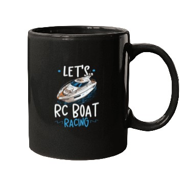 Discover RC Boat RC Racing Electric Model Remote Control Mugs