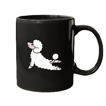Discover Poodle Yoga Funny Dog Mugs