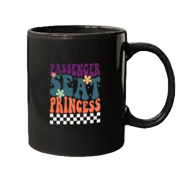 Discover Passenger Seat Princess Funny Girls Trip Summer Copilot 2 Mugs