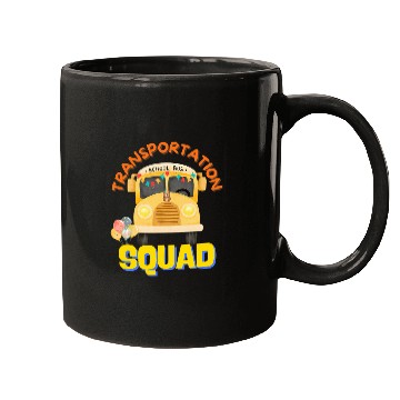 Discover Cute School Bus Driver Back To School Transportation Squad Mugs