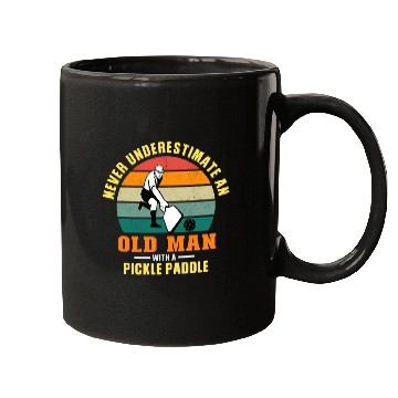 Discover Never Underestimate An Old man With A Paddle Mugs
