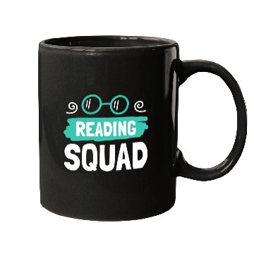 Discover Reading Squad Book Lover and Reading Teacher 8 Mugs