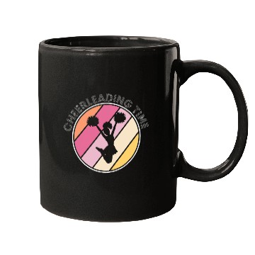Discover Cheerleading Time Cheerleader 1 Mugs