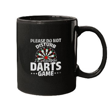 Discover Please Do Not Disturb I m Watching The Darts Game Mugs