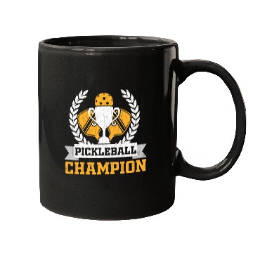 Discover Pickleball Champion Funny Player Paddle Lover Graphic Mugs