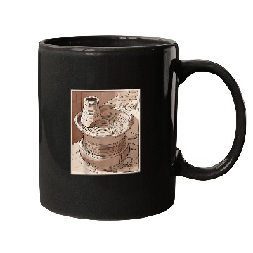 Discover Pottery Wheel Clay Tranquility Graphic Mugs
