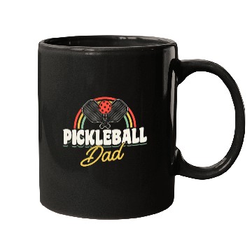 Discover Pickleball Champion Tournament Player Pickleball Dad Mugs
