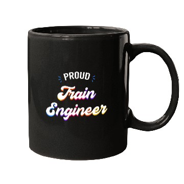 Discover Proud Train Engineer Job Mugs