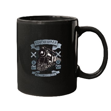 Discover Mens Steam train train railway train driver Mugs