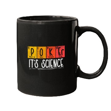 Discover Pokers It s Science Gambling Playing Periodic Table Elements 1 Mugs