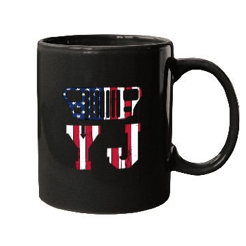 Discover YJ Jeep, the square one Mugs
