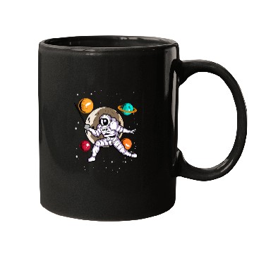 Discover Fencing Astronaut Outer Space Spaceman 2 Mugs