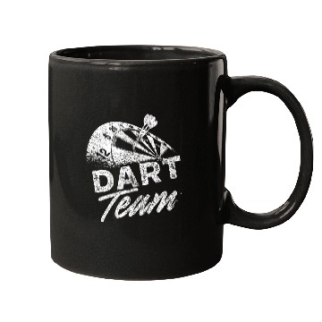 Discover Dart Team Player Darts Throw Mugs