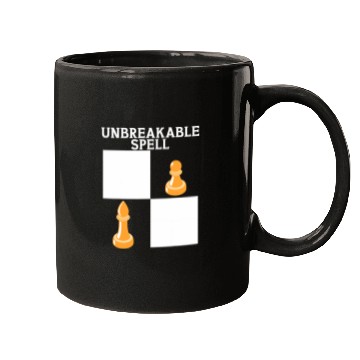 Discover Unbreakable Spell Chess Pawn Bishop Chess Player Board Game Mugs