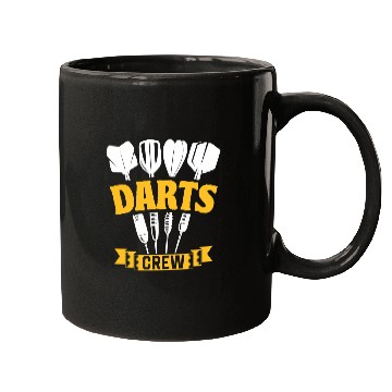 Discover Darts Crew Squad Dart Team 2 Mugs