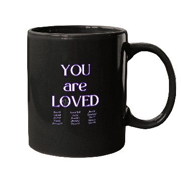 Discover You Are Loved Positive Bible Scripture Verse Christian Mugs