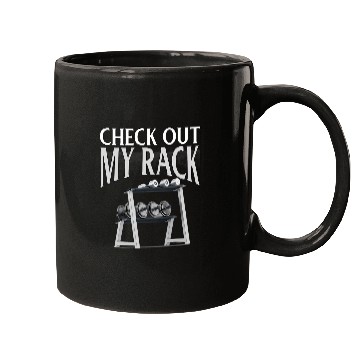 Discover My Rack Fitness Weightlifting Deadsslift Workout Gym Mugs
