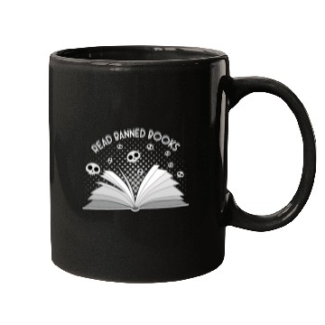 Discover Read Banned Books Emo Occult Gothic Fan Reader Read Books Mugs