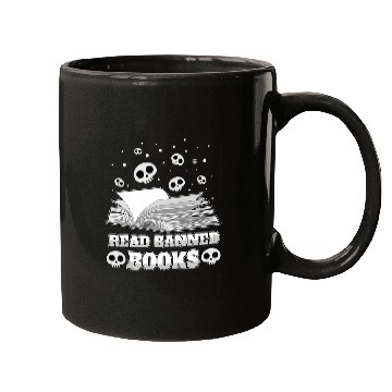 Discover Read Banned Books Occult Emo Gothic Fan Reader Read Books Mugs