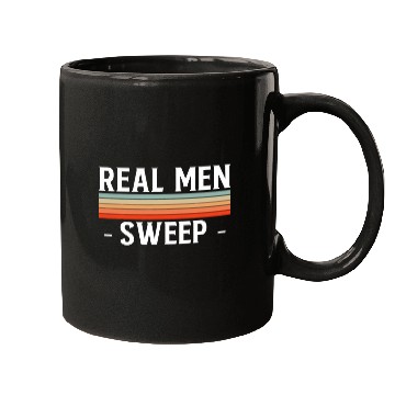 Discover Real Men Sweep Curling Curler Ice Curl Mugs