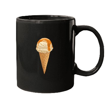 Discover Carmel Ice Cream Sugar Waffle Cone Mugs