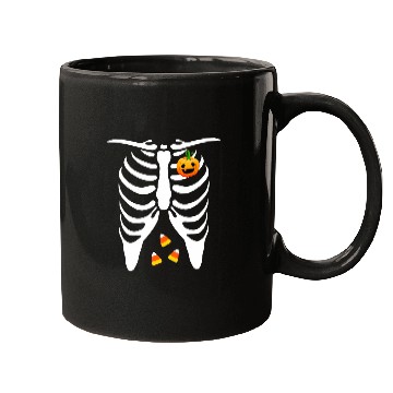 Discover Halloween Skeletons Pumpkin Candy Corn Mugs