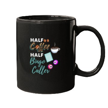 Discover Half Coffee Half Bingo Caller Mugs