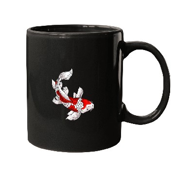 Discover Japanese Koi Fish Carp Nishikigoi Taisho Sanke Mugs