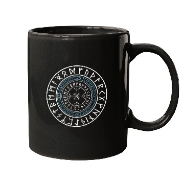 Discover Viking Runes Circle Mugs