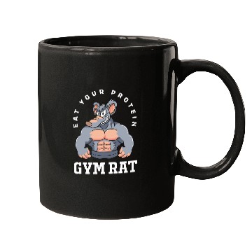 Discover Weightlifting Gym Rat Mugs