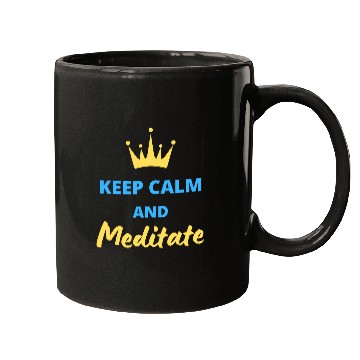 Discover Keep calm and meditate Mugs