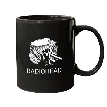 Discover Scared in White Radiohead Mugs