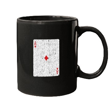 Discover ace of diamonds playing card Mugs