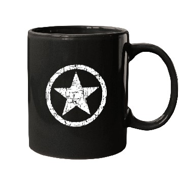 Discover Vintage Army Star Mugs