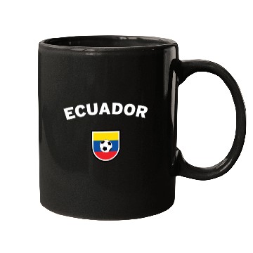 Discover Ecuador Football Mugs
