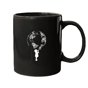 Discover Earth Day Child (white) Mugs