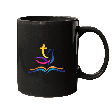 Discover religion dove fish cross Mugs