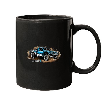 Discover Pro4 Race Truck Blue Mugs